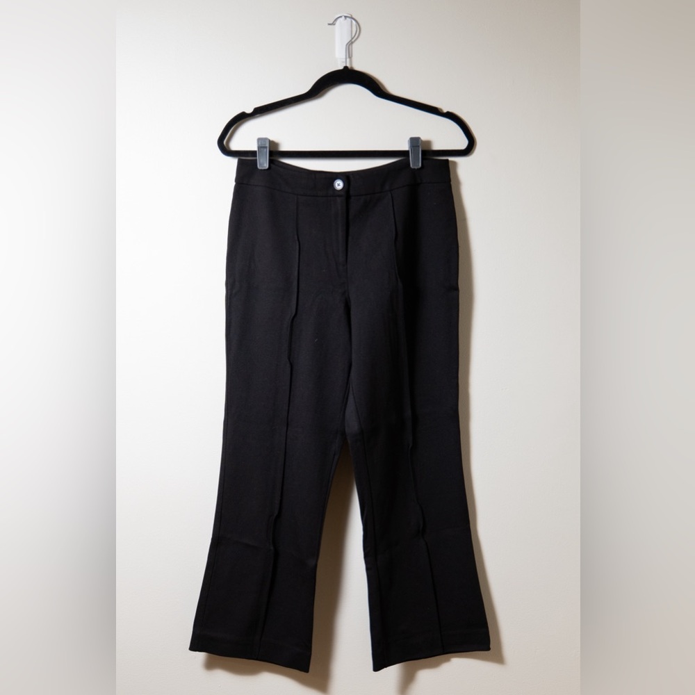 Rachel Zoe Black Flare Trouser Pants